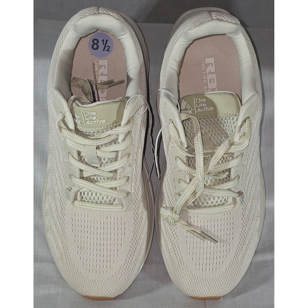 RBX Live Life Active Cream Tan Athletic Walking Sneakers Men's 8.5 - Picture 6 of 8